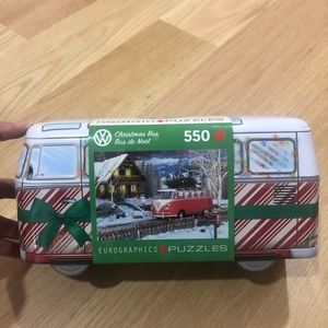 Volkswagen bus Christmas puzzle